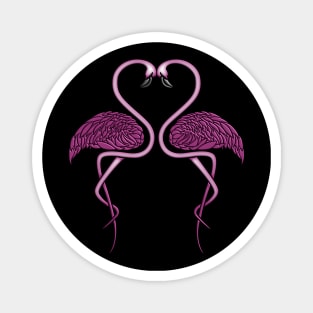 Flamingo Couple - So In Love Magnet